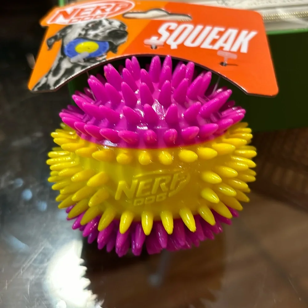 Brand New Nerf Squeak Spike Ball.